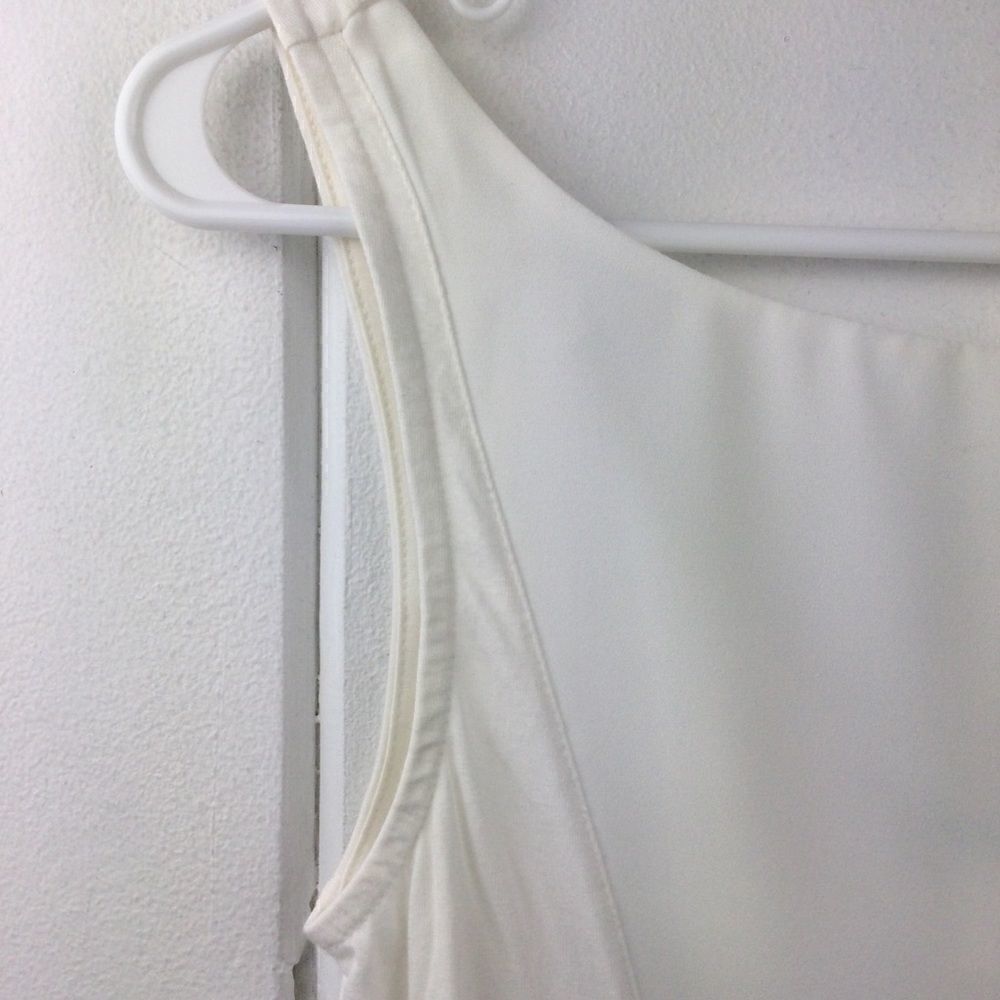 Desigual Cream Triangular Panel Tank - S‎ - Picture 10 of 16